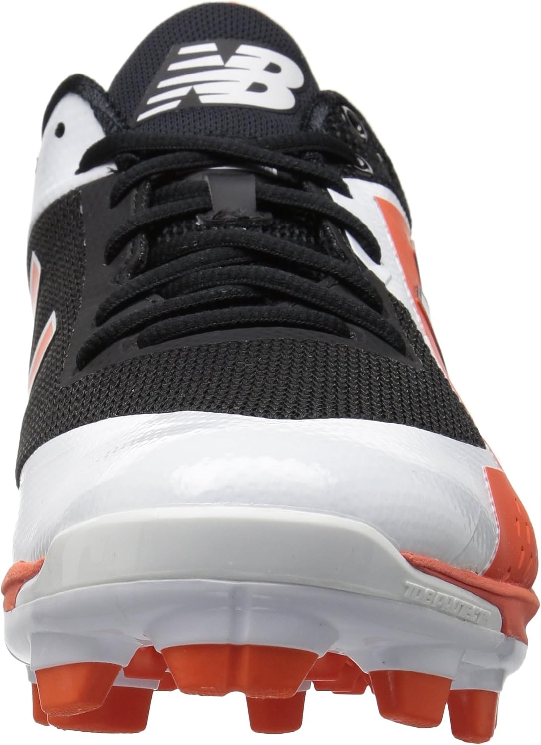 image:imageNew Balance Mens 4040 V4 Metal Baseball ShoeBlackOrange
