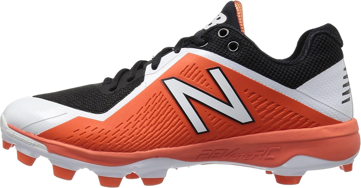image:imageNew Balance Mens 4040 V4 Metal Baseball ShoeBlackOrange