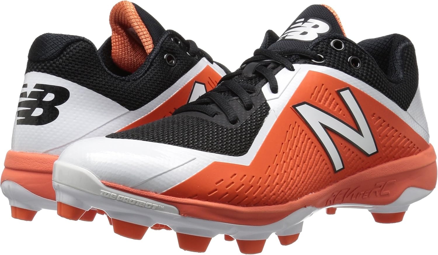 image:imageNew Balance Mens 4040 V4 Metal Baseball ShoeBlackOrange