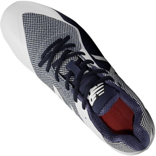 image:imageNew Balance Mens 4040 V4 Metal Baseball ShoeNavyWhite