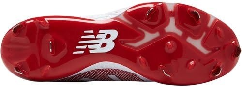 image:imageNew Balance Mens 4040 V4 Metal Baseball ShoeRedWhite