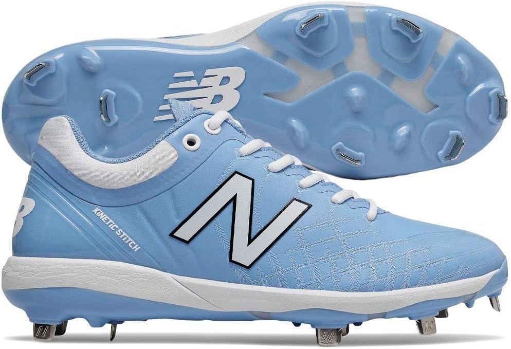 image:imageNew Balance Mens 4040 V5 Metal Baseball ShoeBaby BlueWhite