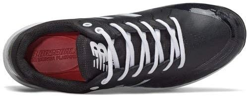 image:imageNew Balance Mens 4040 V5 Metal Baseball ShoeBlackWhite
