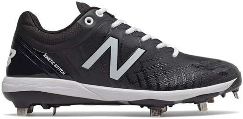 image:imageNew Balance Mens 4040 V5 Metal Baseball ShoeBlackWhite