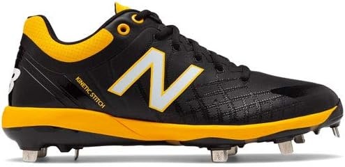 image:imageNew Balance Mens 4040 V5 Metal Baseball ShoeBlackYelllow