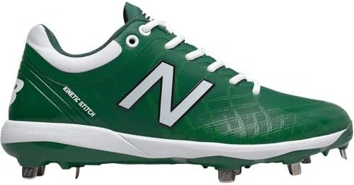 image:imageNew Balance Mens 4040 V5 Metal Baseball ShoeGreenWhite
