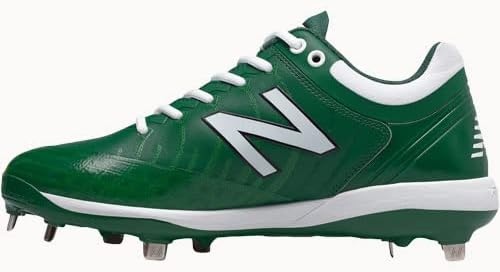 image:imageNew Balance Mens 4040 V5 Metal Baseball ShoeGreenWhite