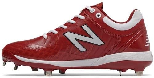 image:imageNew Balance Mens 4040 V5 Metal Baseball ShoeMaroonWhite