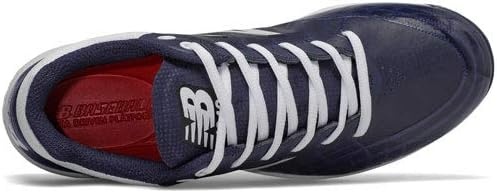 image:imageNew Balance Mens 4040 V5 Metal Baseball ShoeNavyWhite