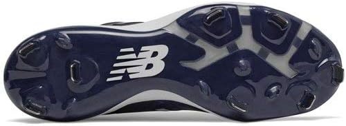 image:imageNew Balance Mens 4040 V5 Metal Baseball ShoeNavyWhite