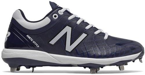 image:imageNew Balance Mens 4040 V5 Metal Baseball ShoeNavyWhite
