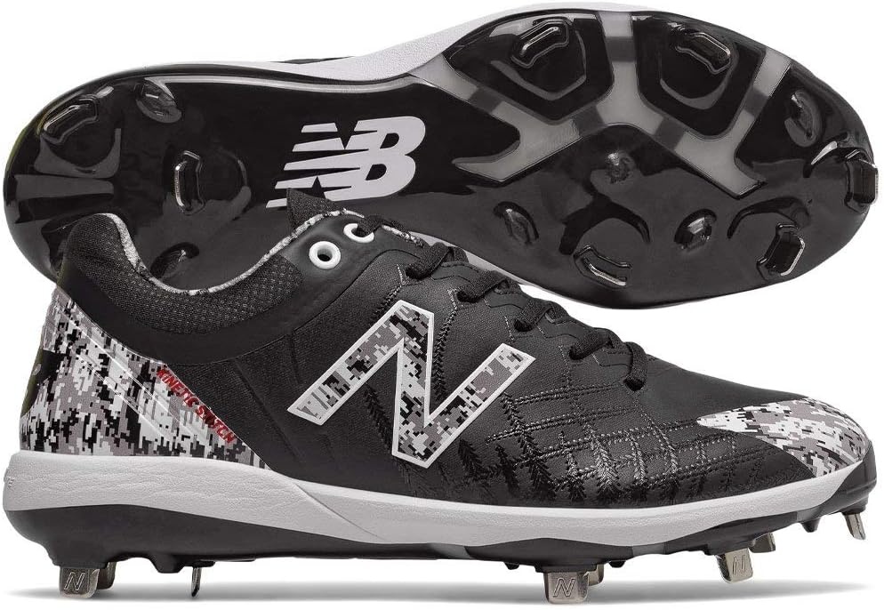 image:imageNew Balance Mens 4040 V5 Metal Baseball ShoePedroia CamoBlack