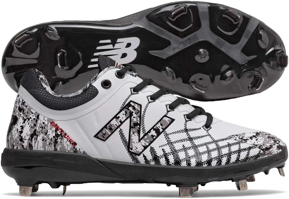 image:imageNew Balance Mens 4040 V5 Metal Baseball ShoePedroia WhiteCamo