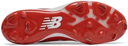 image:imageNew Balance Mens 4040 V5 Metal Baseball ShoeRedWhite