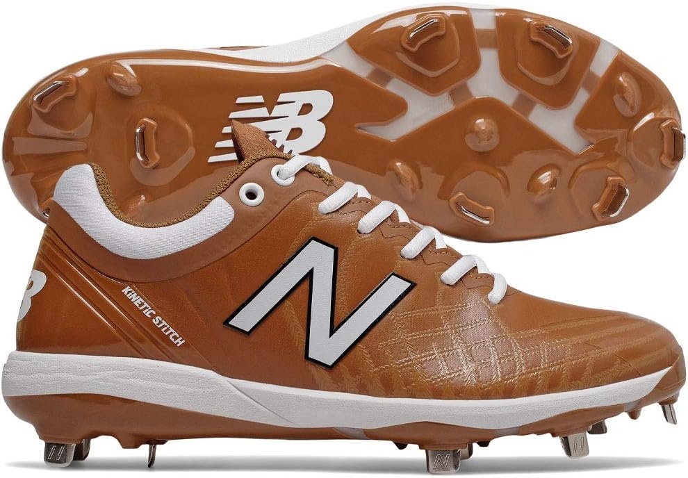 image:imageNew Balance Mens 4040 V5 Metal Baseball ShoeTexasOrange