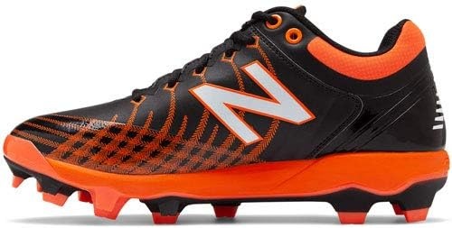 image:imageNew Balance Mens 4040 V5 TPU MoldedBaseball ShoeBlackOrange