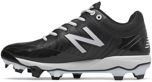 image:imageNew Balance Mens 4040 V5 TPU MoldedBaseball ShoeBlackWhite