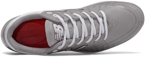 image:imageNew Balance Mens 4040 V5 TPU MoldedBaseball ShoeGreyWhite