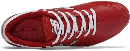 image:imageNew Balance Mens 4040 V5 TPU MoldedBaseball ShoeMaroonWhite