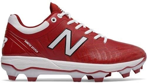 image:imageNew Balance Mens 4040 V5 TPU MoldedBaseball ShoeMaroonWhite
