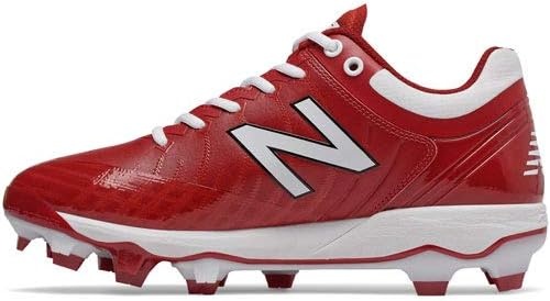 image:imageNew Balance Mens 4040 V5 TPU MoldedBaseball ShoeMaroonWhite