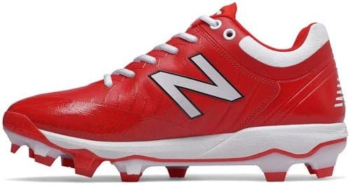 image:imageNew Balance Mens 4040 V5 TPU MoldedBaseball ShoeRedWhite