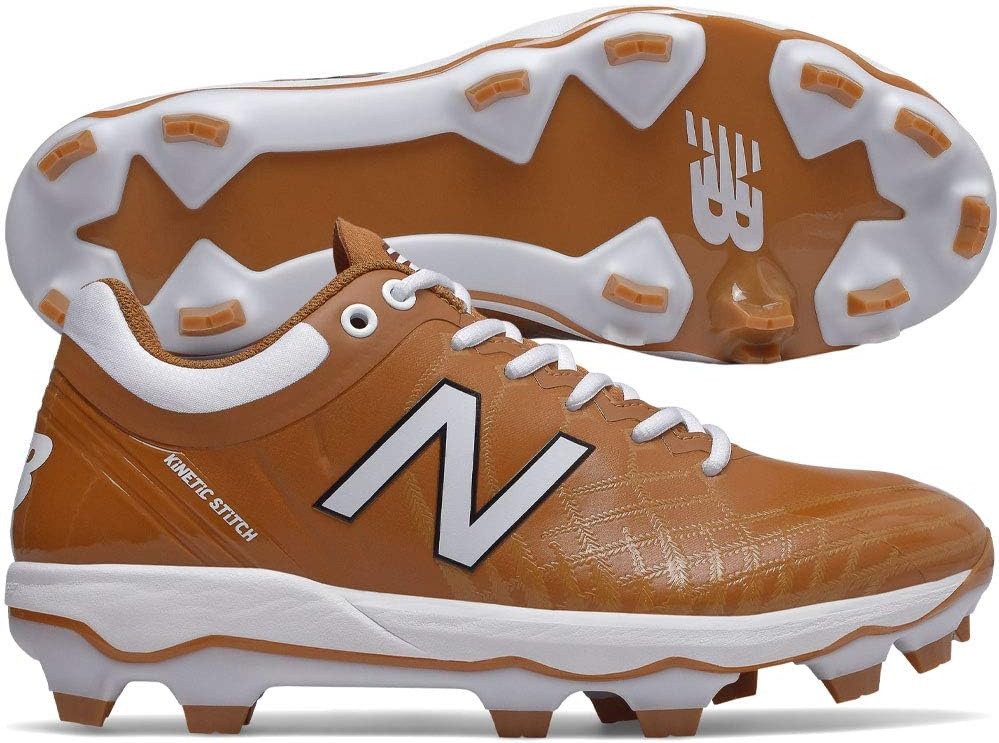 image:imageNew Balance Mens 4040 V5 TPU MoldedBaseball ShoeTexas Orange