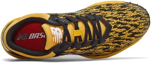 image:imageNew Balance Mens 4040 V5 Turf Baseball ShoeBlackYellow