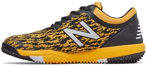 image:imageNew Balance Mens 4040 V5 Turf Baseball ShoeBlackYellow