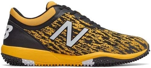 image:imageNew Balance Mens 4040 V5 Turf Baseball ShoeBlackYellow