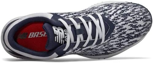 image:imageNew Balance Mens 4040 V5 Turf Baseball ShoeNavyWhite