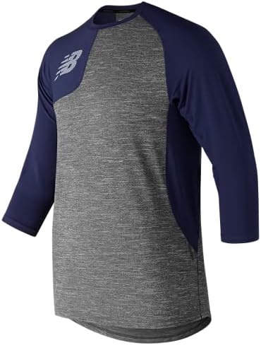 image:imageNew Balance Mens Baseball Assymetric Right 34 SleeveTeam Navy