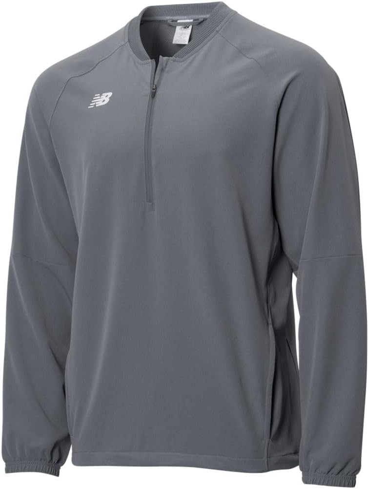 image:imageNew Balance Mens Baseball Long Sleeve Batting JacketGunmetal