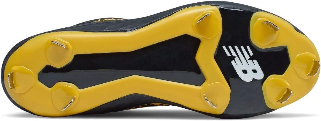 image:imageNew Balance Mens Fresh Foam 3000 V5 Metal Baseball ShoeBlackYellow