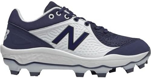 image:imageNew Balance Mens Fresh Foam 3000 V5 Metal Baseball ShoeNavyWhite