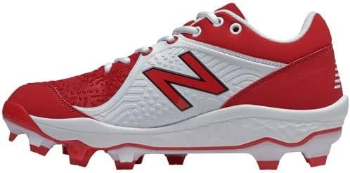 image:imageNew Balance Mens Fresh Foam 3000 V5 Metal Baseball ShoeRedWhite