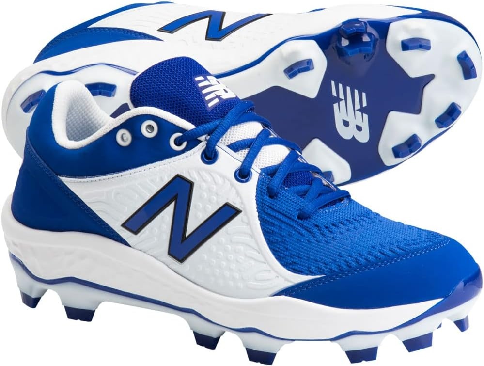 image:imageNew Balance Mens Fresh Foam 3000 V5 Metal Baseball ShoeRoyalWhite