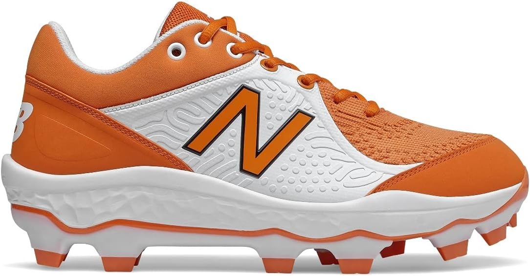 image:imageNew Balance Mens Fresh Foam 3000 V5 Metal Baseball ShoeTexas OrangeWhite