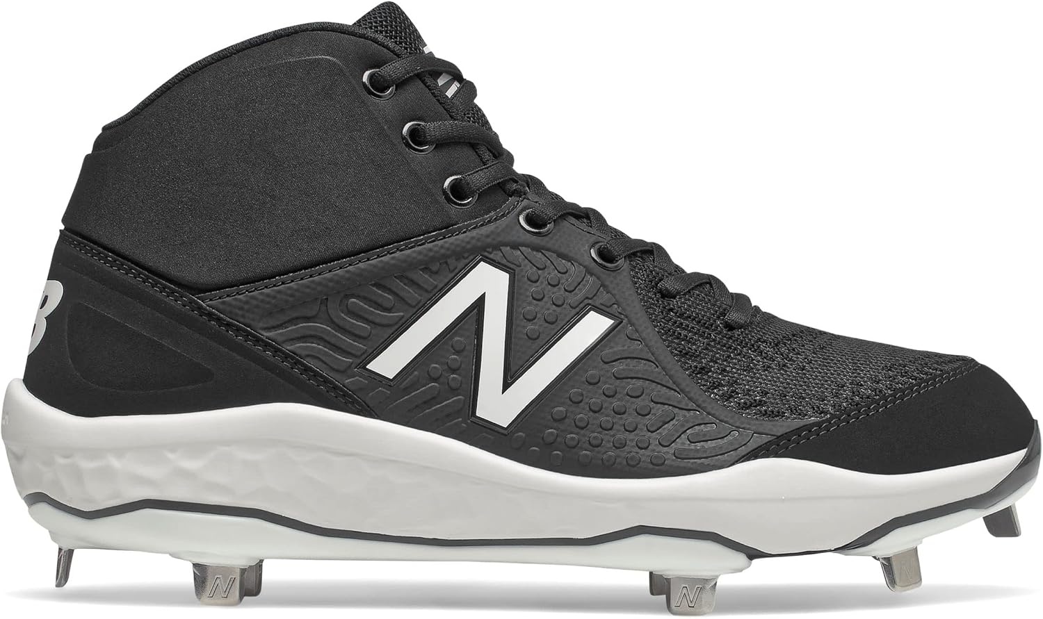 image:imageNew Balance Mens Fresh Foam 3000 V5 MidMetalBlackWhite