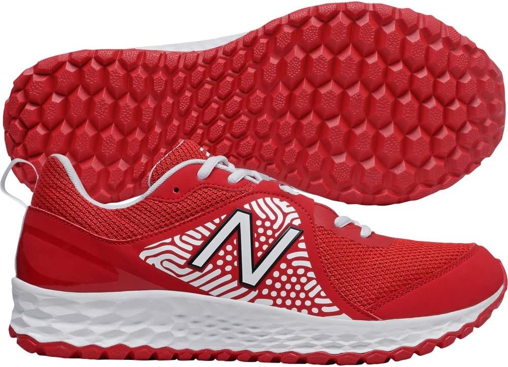 image:imageNew Balance Mens Fresh Foam 3000 V5 TurfTrainerRedWhite