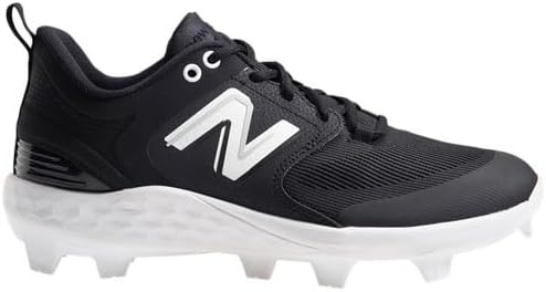 image:imageNew Balance Mens Fresh Foam 3000 V6 Molded Baseball ShoesBlackWhite