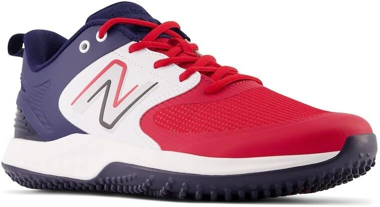 image:imageNew Balance Mens Fresh Foam 3000 V6 TurfTrainer ShoesTeam RedWhiteTeam Navy