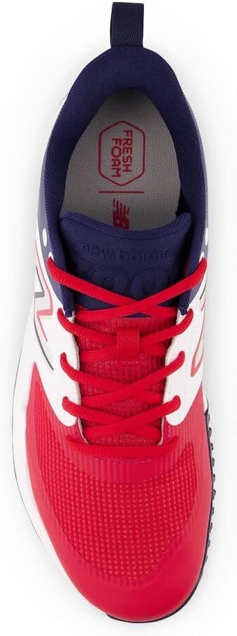 image:imageNew Balance Mens Fresh Foam 3000 V6 TurfTrainer ShoesTeam RedWhiteTeam Navy