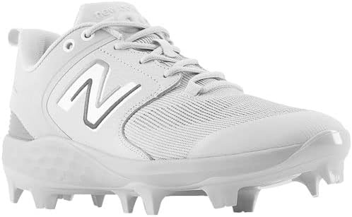 image:imageNew Balance Mens Fresh Foam 3000 V7 Molded Baseball ShoeGreyWhite