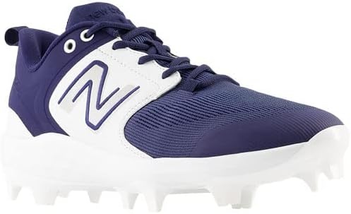 image:imageNew Balance Mens Fresh Foam 3000 V7 Molded Baseball ShoeNavyWhite