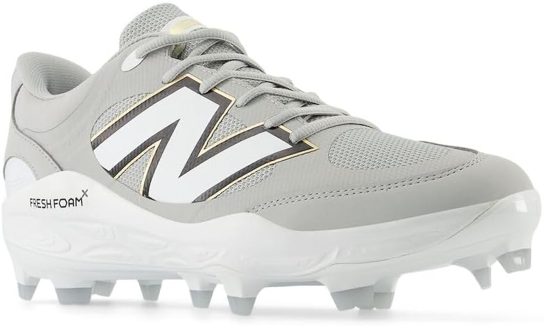 image:imageNew Balance Mens Fresh Foam 3000 V7 Molded Baseball ShoeRaincloudWhite