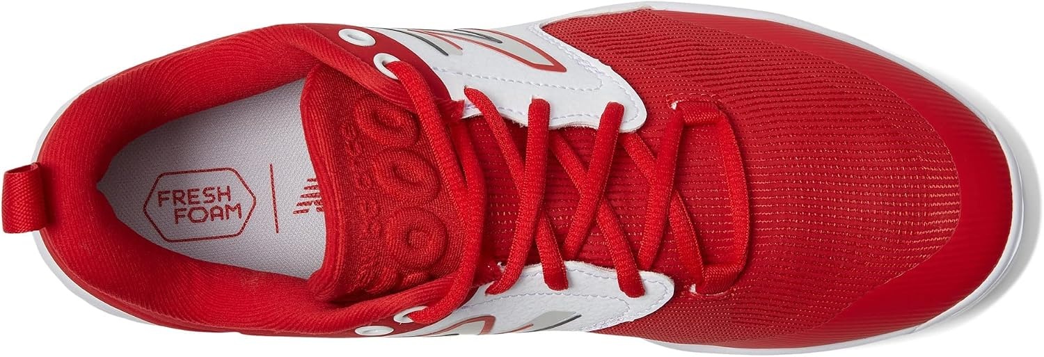 image:imageNew Balance Mens Fresh Foam 3000 V7 Molded Baseball ShoeRedWhite