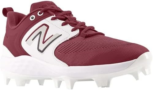 image:imageNew Balance Mens Fresh Foam 3000 V7 Molded Baseball ShoeTeam CrimsonWhite