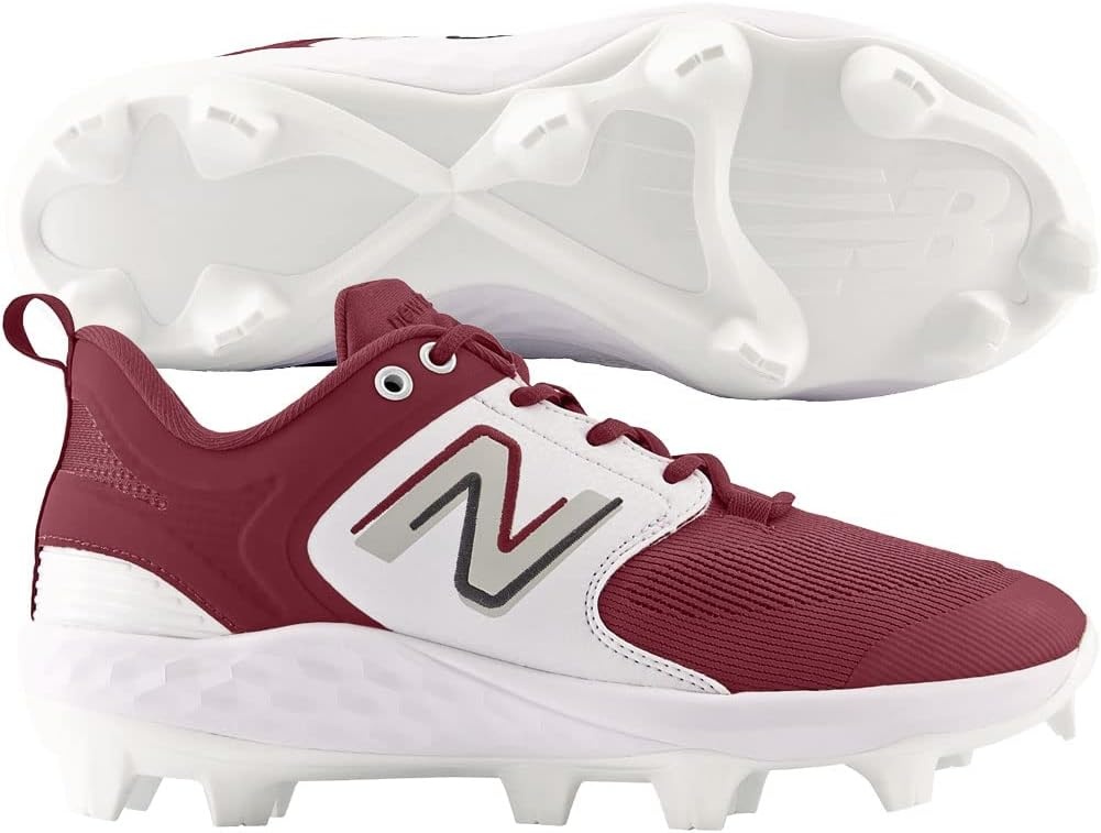 image:imageNew Balance Mens Fresh Foam 3000 V7 Molded Baseball ShoeTeam CrimsonWhite