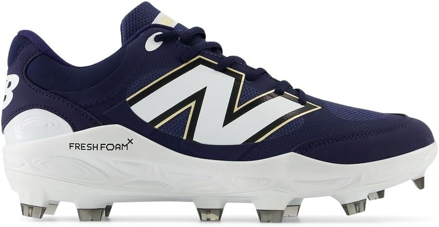 image:imageNew Balance Mens Fresh Foam 3000 V7 Molded Baseball ShoeTeam NavyWhite